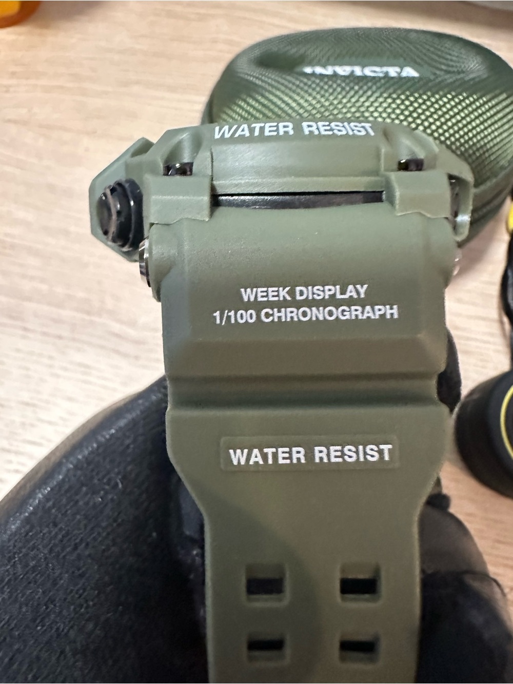 Activa x Invicta Rally 50mm Army Green Digital Watch Set ACW-GA-M-105 - Picture 10 of 13